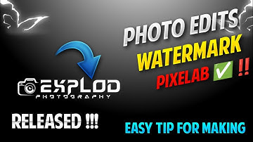 ⭕️HOW TO MAKE PHOTO WATERMARK||DON