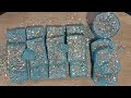 🟦Gym Chalk Reforms w/ Silver Glitter🔵 ✨ASMR ✨#crunchy #ASMR #gymchalkasmr #gymchalk