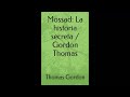 Mossad la historia secreta audiolibro gordon thomas parte 1 de 3