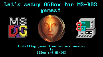 Installing games in 86Box 486 computer