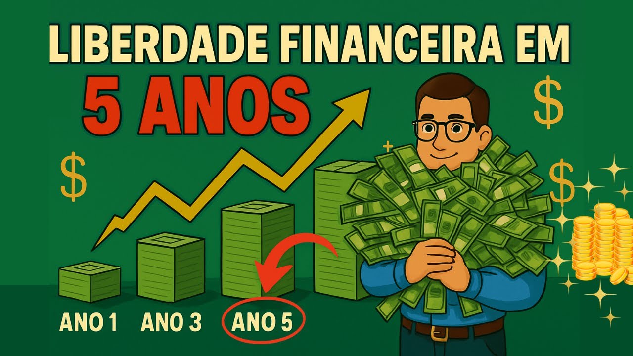 SÓ 5 ANOS para VIVER DE RENDA: o PLANO PERFEITO da sua LIBERDADE FINANCEIRA