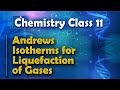 Andrews Isotherms for Liquefaction of Gases - States of Matter - Chemistry Class 11