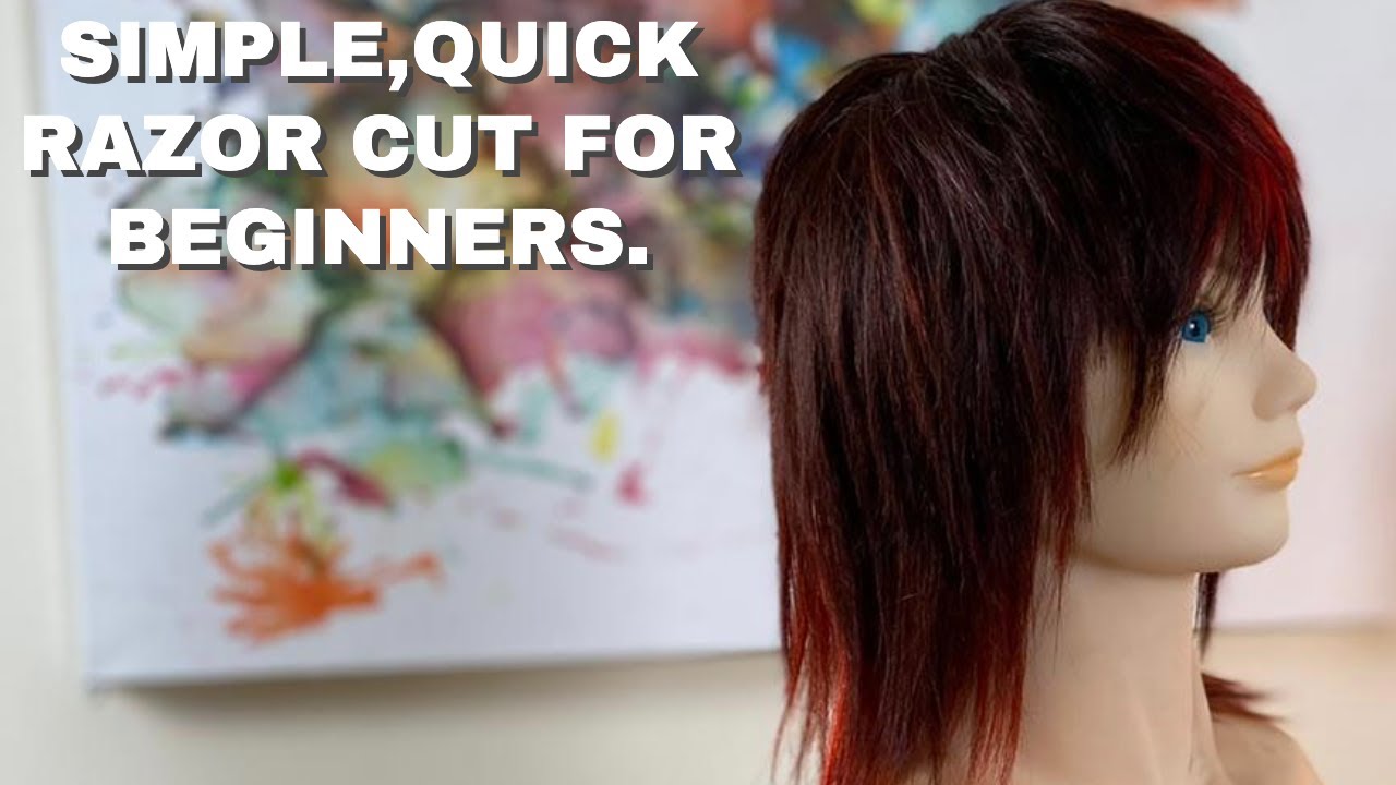 RAZOR SHAG HAIRCUT FOR BEGINNERS