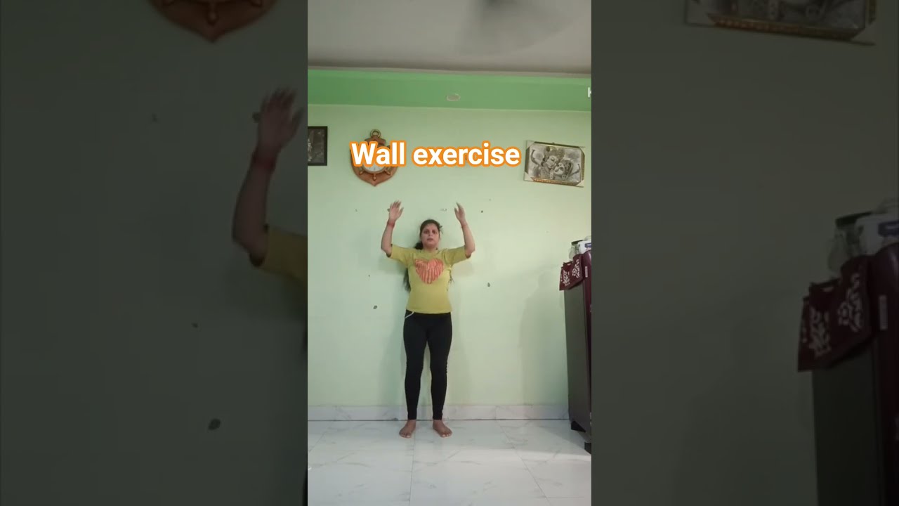 Wall Angel Exercise For Better Posture WallAngel PostureCorrection ShoulderMobility BackWorkout