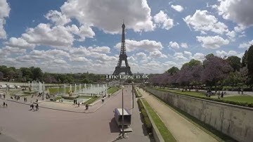 Tour Eiffel - Paris - Time Lapse in 4K