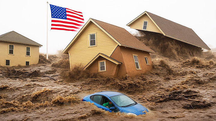 New Mexico Underwater! Catastrophic Flash Floods Sweep Away Homes -Turn Roads into Rivers in Ruidoso