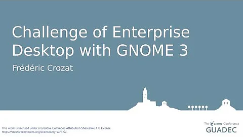 Challenge of Enterprise Desktop with GNOME 3 with Frédéric Crozat