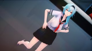 [MMD]aespa(Black Mamba) / Eula(Genshin impact)