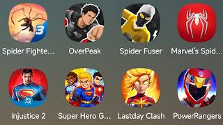 Spider Fighter 3,OverPeak,Spider Fuser,Marvel's Spider-Man,Injustice 2,Super Hero Games,PowerRangers