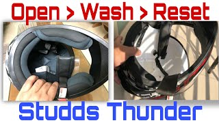 Helmet Open, Wash &amp; Reset | Studds | Thunder