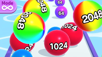 Ball Run 2048 - All Levels Gameplay Android, iOS ( Levels 4290 )