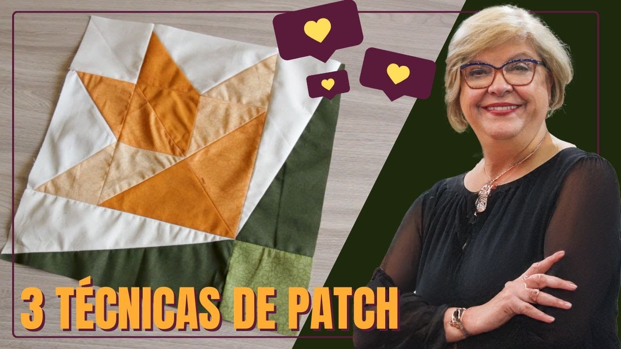 3 Técnicas de Patchwork Que Você Precisa Conhecer! | Patchwork Sem ...