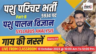 Pashu Parichar B Part Classes गय क नसल Cows Breed Pashu Paricharak Online Classes 