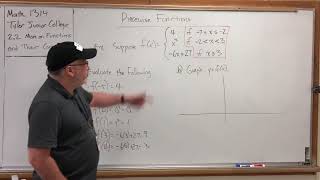 2.2.7 More On Functions & Their Graphs – Piecewise Functions