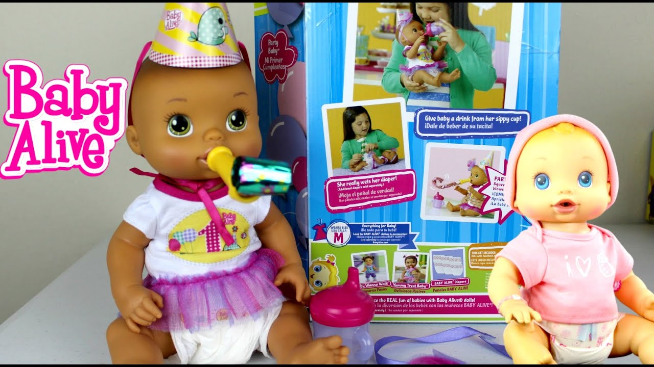 de cumpleaños de mi Muñecas Baby Alive |Baby Alive Doll Birthday party Mundo de Juguetes - YouTube