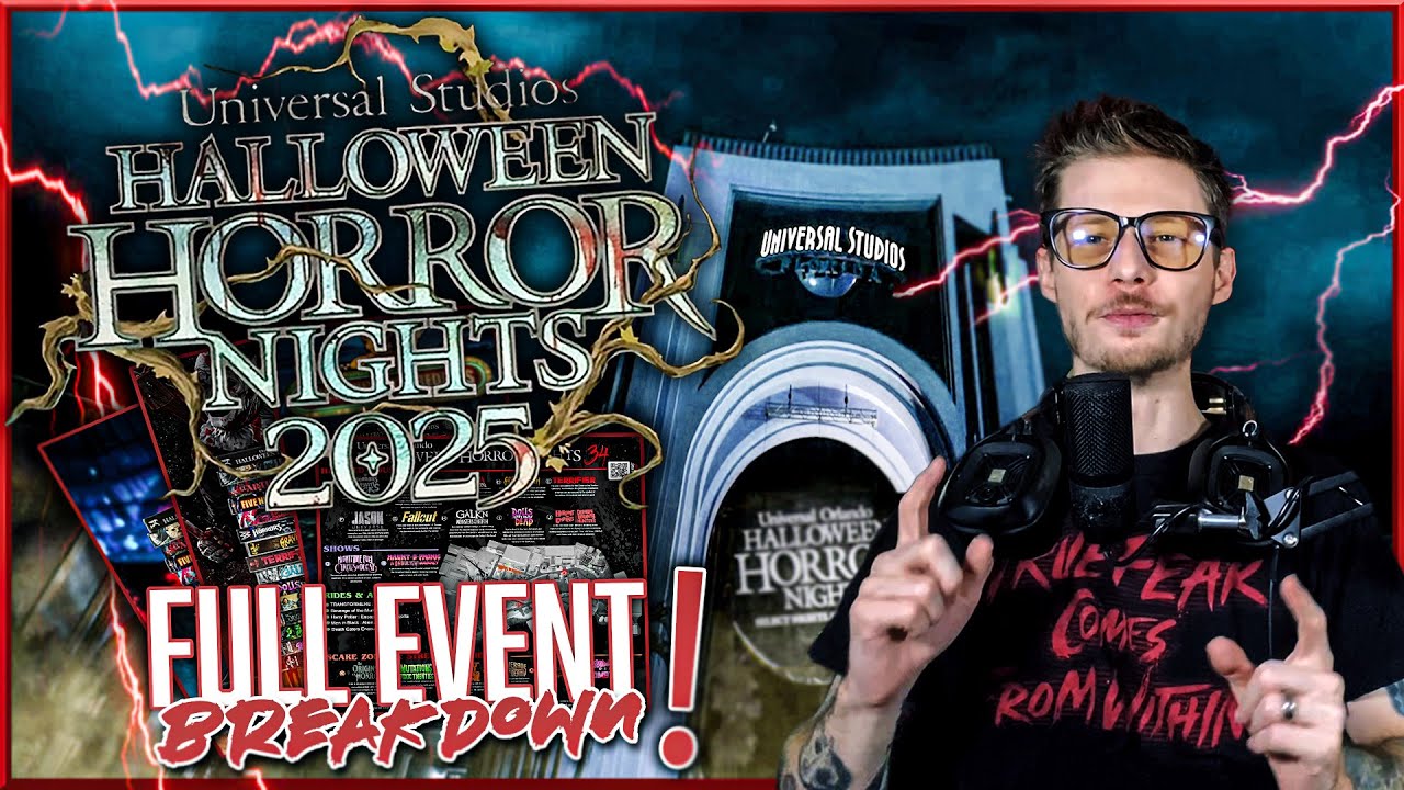 Halloween Horror Nights 34 FULL Event Breakdown! HHN 2025 Map