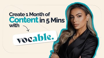 How I batch create 30 days of content in 5 minutes using Vocable.ai