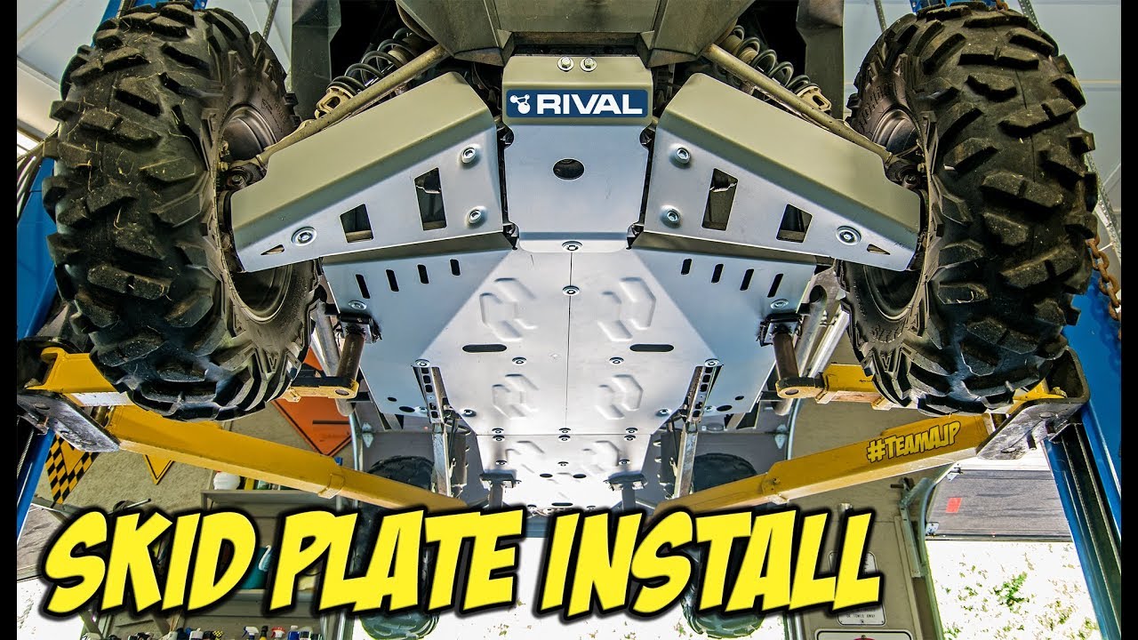 How to Rival Aluminum Skid Plate Installation Polaris RZR XP TeamAJP YouTube