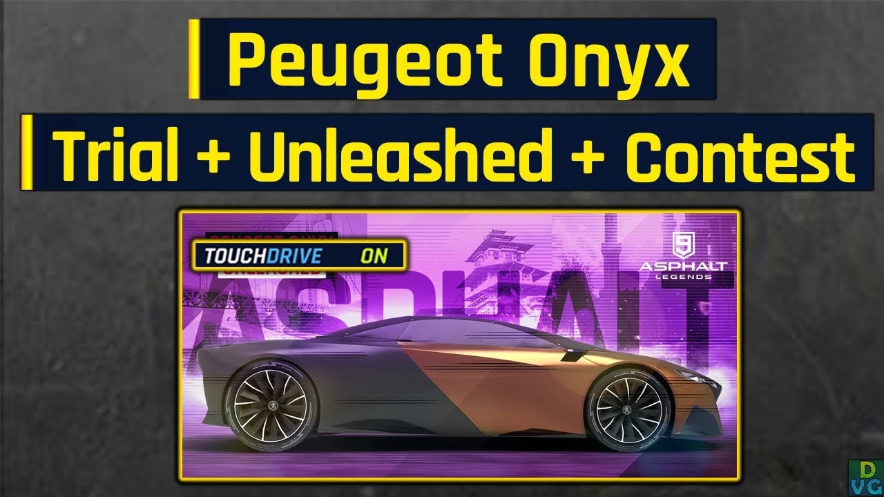 Asphalt 9 peugeot onyx