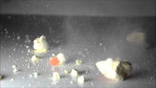 Shattering an Egg Frozen with Liquid Nitrogen