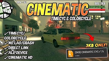 [3KB] Cinematic Graphics Mod For GTA San Andreas Android | Timecyc & Colorcycle✓ #gtasanandreas 