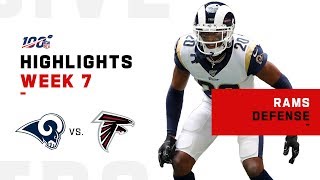 Rams Defense Holds Atlanta to Only 10 Points | NFL 2019 Highlights