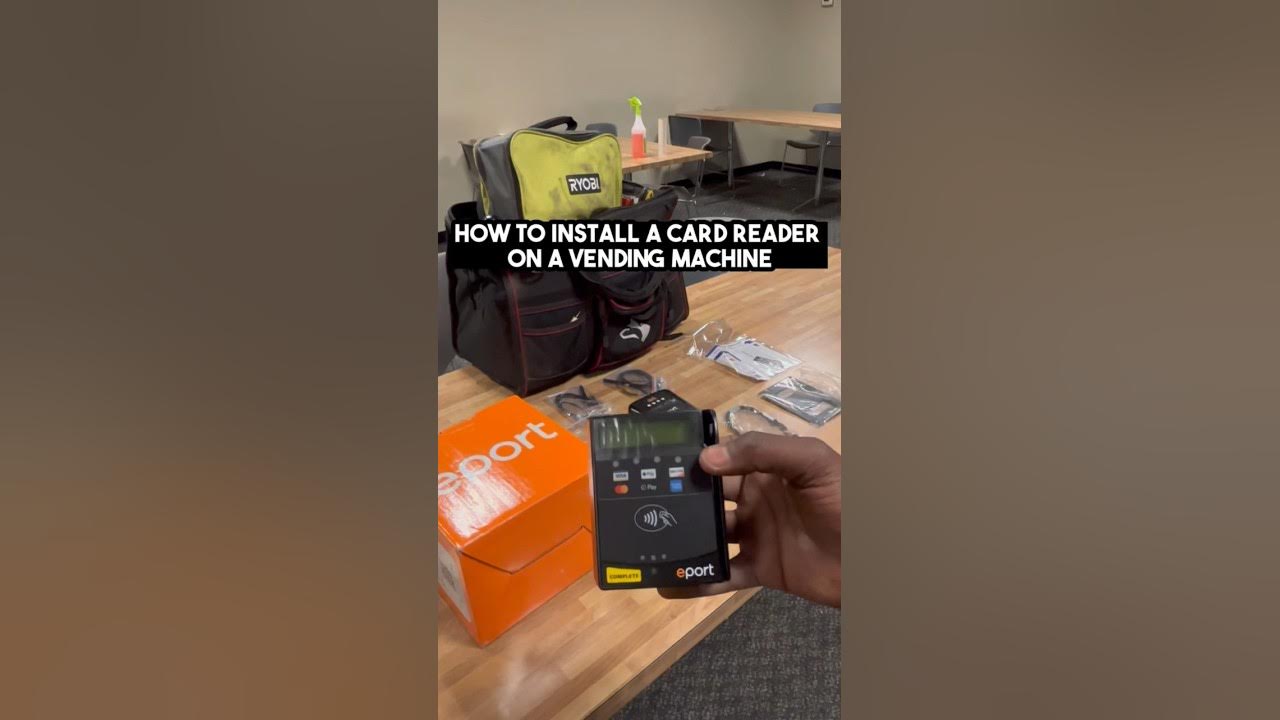How to install eport g11 card readers onto your vending machines 