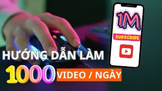 Hướng Dẫn Làm 1000 Video / Ngày Từ AI (Chat GPT + Canva) Để Kiếm Tiền Với Youtube