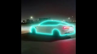 Audi A5 (with neon effect)
