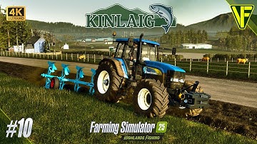 Turning Rough Ground Into Productive Pasture! | Kinlaig Ep.10 | FS25 Highlands Fishing