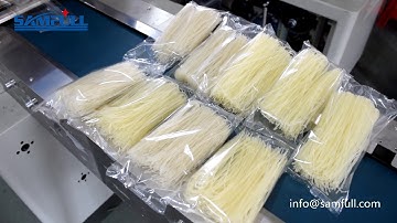 Samfull long pasta spaghetti packaging machine