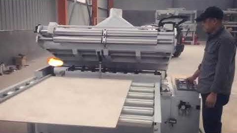 Flooring board multi layer sawing machine