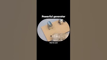Powerful Generator Making Videos #experiment #dcmotor #diycircuit #diy #motor #lifehacks #shorts