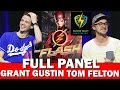 GRANT GUSTIN - THE FLASH - FULL PANEL SILICON VALLEY COMIC CON W/TOM FELTON