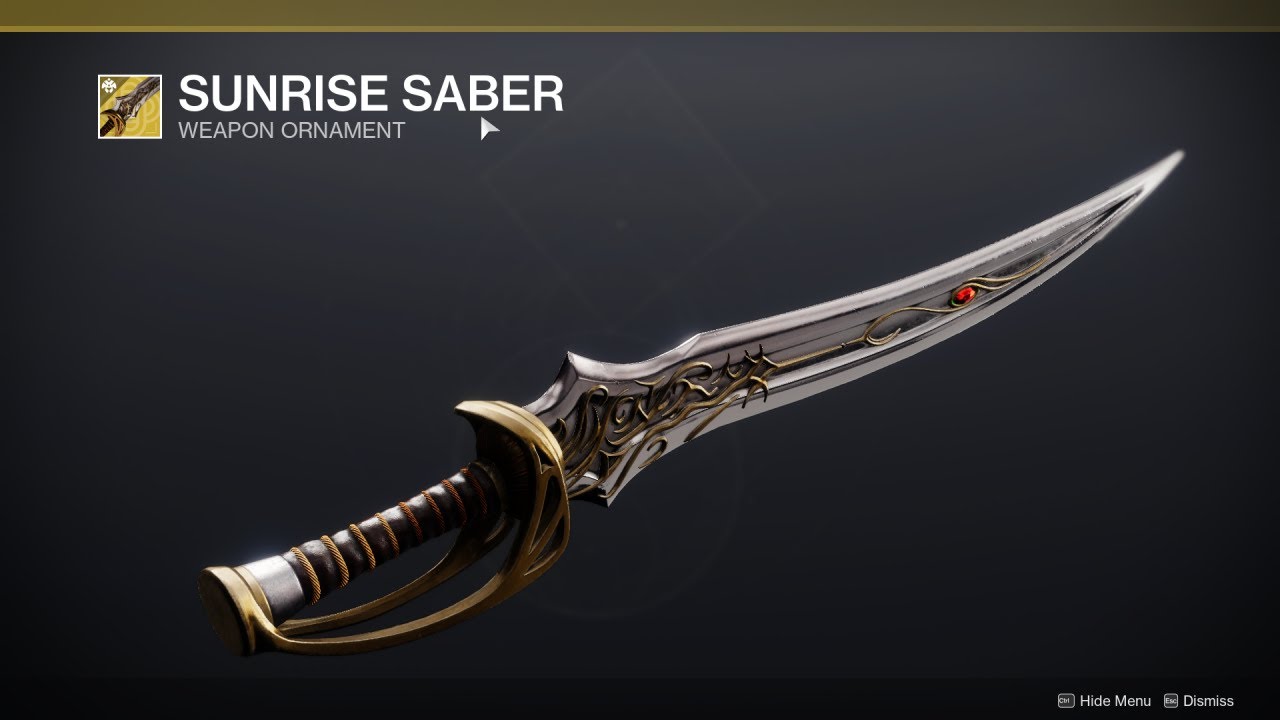 how-to-get-sunrise-saber-ornament-destiny-2-youtube
