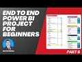 End to End Power bi Project. Tutorial for Beginners. Data manipulation for Income Statement. (P&L).