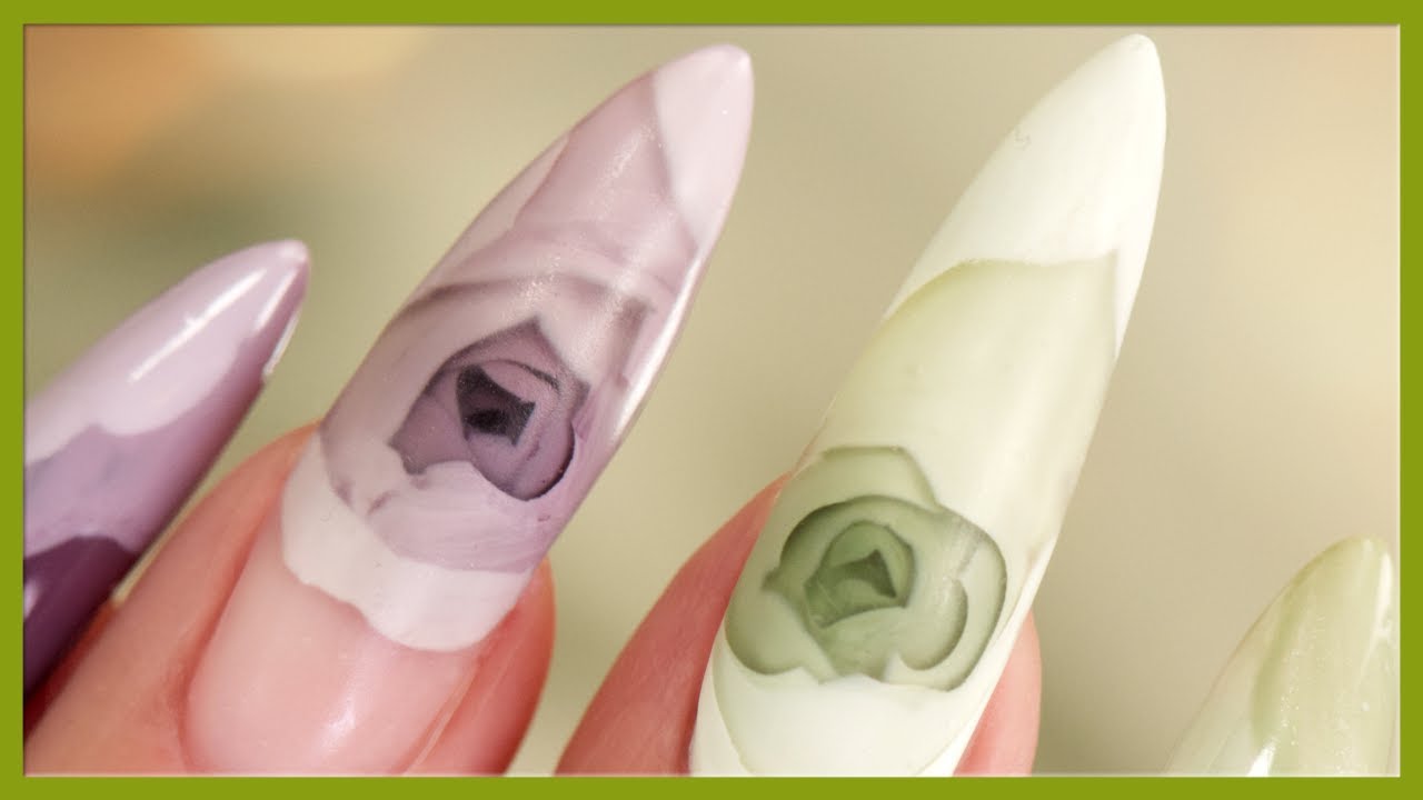 Eye Candy Nails & Training - Pink gel with glitter and 3D acrylic roses by  Elaine Moore on 27 January 2015 at 12:46