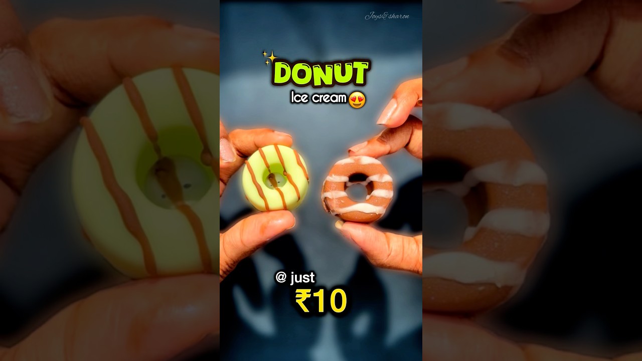 ₹10 Donut Ice Cream ah...⁉️😱 
