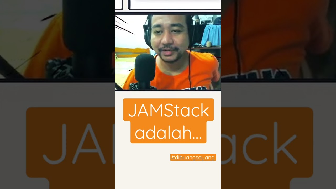 Cuplikan video: #shorts penjelasan singkat tentang #jamstack edisi #dibuangsayang sesi #livestreaming
