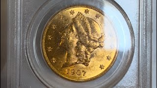 First gold Double Eagle added to the collection.