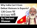 Why India Can’t Even Defeat Vietnam in Exports? Current Affairs 2020 #UPSC #IAS