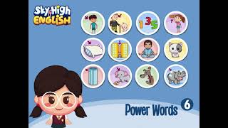 SKY HIGH ENGLISH  POWER WORDS 6