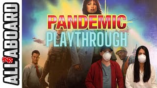 PANDEMIC | Board Game | 2 Player Playthrough | Stop the Spread of Deadly Diseases