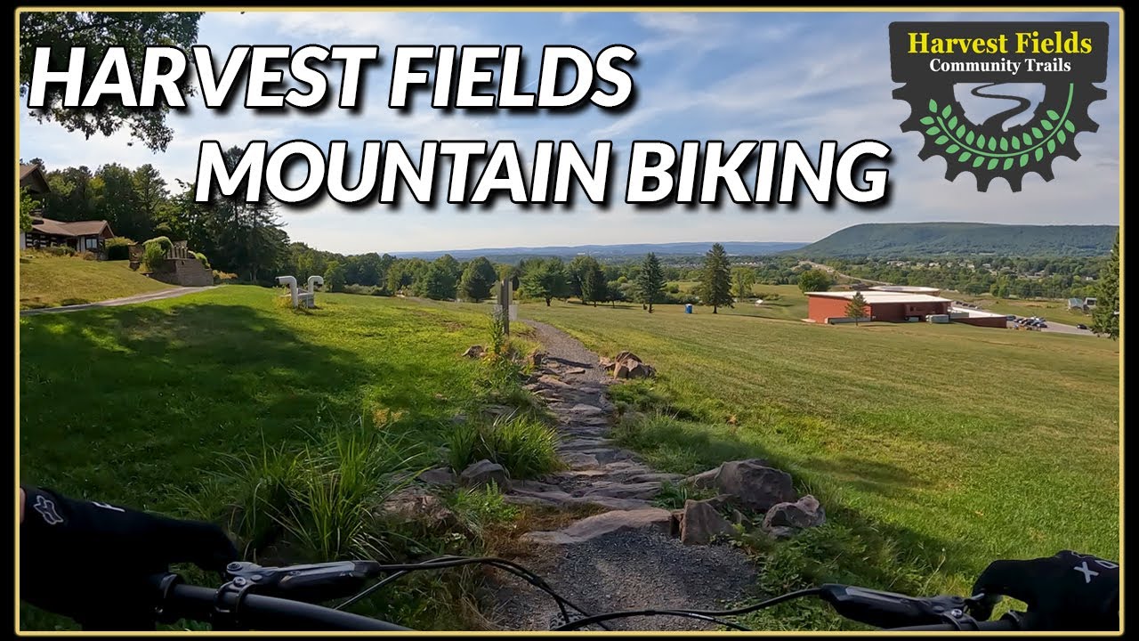 Beginner mountain bike trails Harvest Fields Community Trails