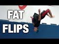 FAT SUIT FLIPS AT TRAMPOLINE PARK (Insane tricks!)