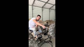 110 Chinese Atv engine swap time lapse