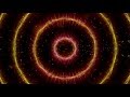 4K Circle Electronic Wave Hypnotic Floral Motion Background. Free Video Background.
