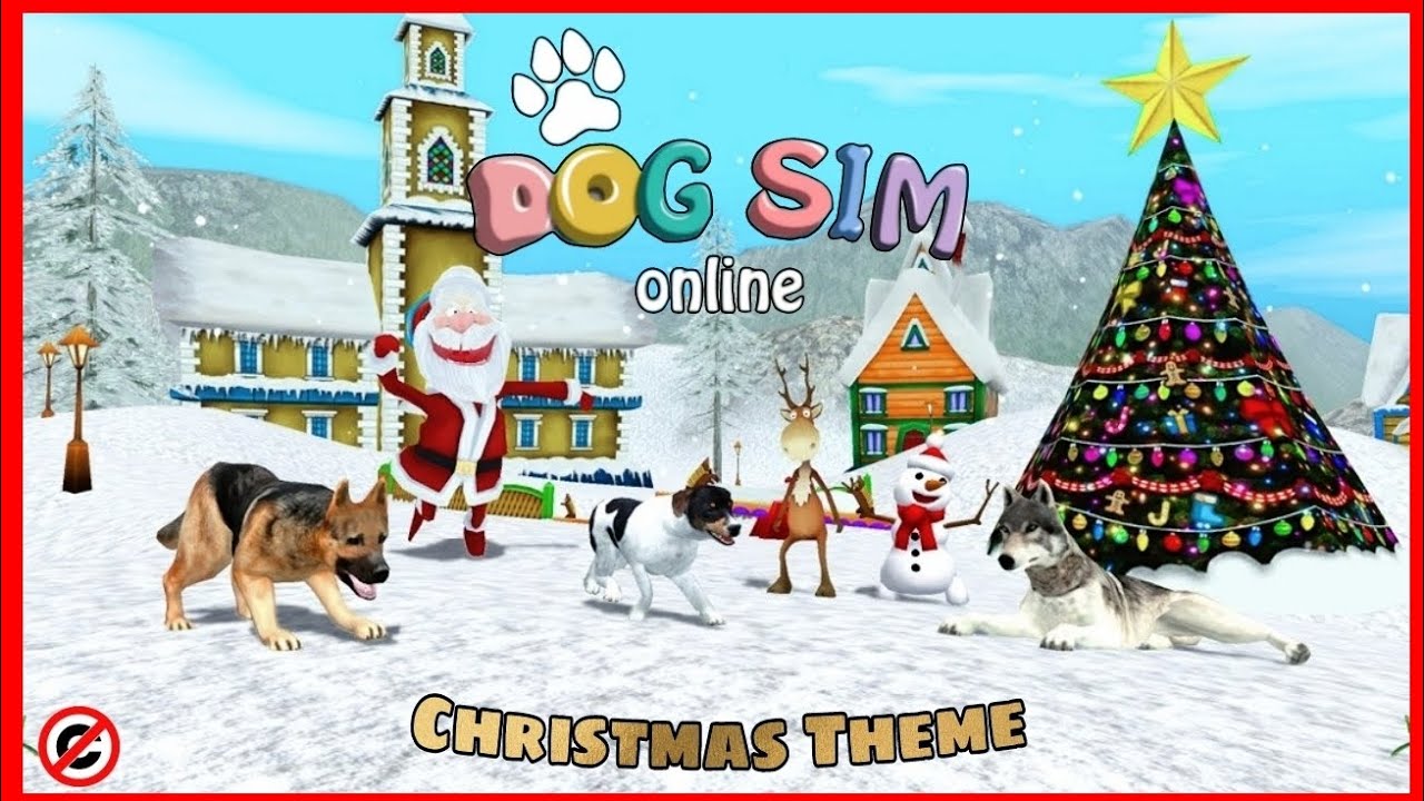 Dog Sim Online Raise a Family Christmas Theme Agent Galgo