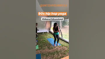 90s hip hop yoga at Tribe Norfolk Weekend