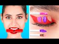 BEAUTY HACKS ||  Funny DIY MAKE UP Hacks And Tips! Cool And Simple Girly Ideas by 123 GO! CHALLENGE